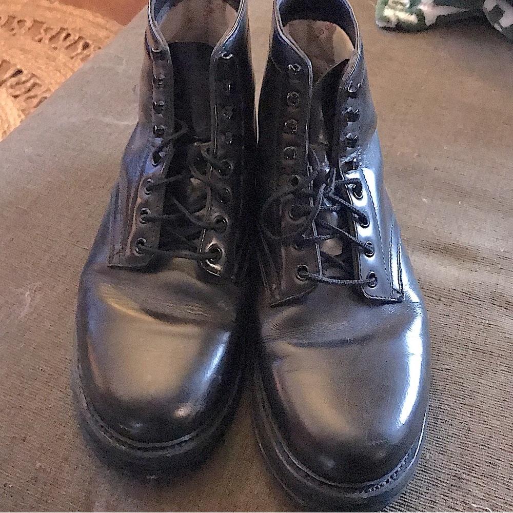 Black leather Ralph Lauren Polo boots size 11d